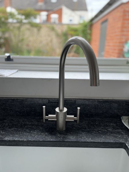 New Kitchen mixer tap installed for a customer in Beeston: Swipe To View More Images