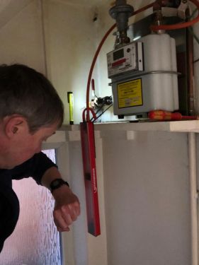 Click Here To Enlarge This Photo Of Fitting a new gas fire