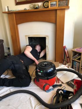 Click Here To Enlarge This Photo Of Fitting a new gas fire